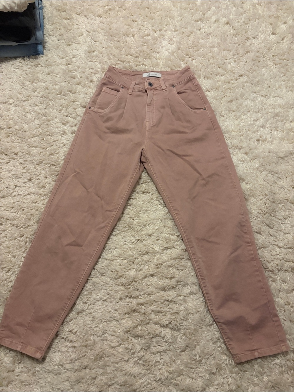 High-Waist Pink Women’s Corduroy pants